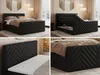 MKS MEBLE Boxspringbett 180x200 mit Bettkasten Matratze H3 Produktbild-Vorschau 4