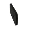 A black foam filter with two circular holes is shown against a white background. Produktbild-Vorschau