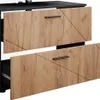 Badmöbel-Set Vicco Irma Goldkraft Eiche/Anthrazit 3 Teile, Produktbild-Vorschau 6