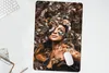 MuchoWow® Mauspad Mousepad Luxus - Frau - Schmetterling Produktbild-Vorschau 5