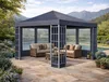 2 Seitenteile aus PE mit Fenster 300x195cm für Pavillon Produktbild-Vorschau 4
