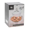 Pot à biscuits à pied en verre Voir les images du produit 2