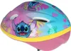 A close-up side view of a child's helmet with a Stitch theme. Produktbild-Vorschau