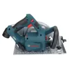 A cordless circular saw is shown from a side angle against a white background. Podgląd zdjęcia produktu