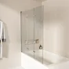 EMKE 120x140cm Badewanne Duschwand 3-teilig faltbar mit Produktbild-Vorschau 6