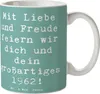 Mr. & Mrs. Panda Becher Spruch 1962 Geburtstag - Produktbild-Vorschau 1