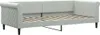 vidaXL Letto da giorno con materasso grigio chiaro 90x200 Anteprima dell’immagine prodotto 3