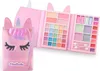 A pink unicorn-themed makeup palette and case for children. Voir les images du produit