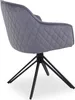 Armlehnenstuhl HARPER SARINA BHT 59x82x62 cm grau Produktbild-Vorschau 3