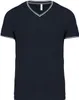Kariban T-Shirt aus Piqué-Trikot mit V-Ausschnitt für Produktbild-Vorschau 2