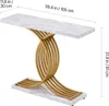 VEVOR Consolle stretta Tavolo d'ingresso (lunghezza 100 cm Anteprima dell’immagine prodotto 8