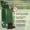SUPERCOMP Premium Compostiera 350 L, Protezione Totale Anteprima dell’immagine prodotto 3