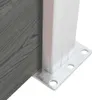vidaXL Zaunelement WPC 95x186 cm Grau Náhled obrázku produktu 2