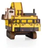 Eco Wood Art (EWA) 3D Mechanisches Holz Puzzle, Mining Hydraulic Excavator BX20012, 4547, Kleur Geel, 26,5x10,4x11,7cm Productafbeelding-voorbeeld