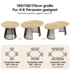 Table à rallonges Flieks avec structure télescopique en Voir les images du produit 9