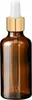 5x Glasflasche braun 50 ml mit goldener Aluminium Pipette Produktbild-Vorschau 2