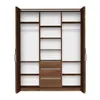 AX LIVING Armoire Omodeo, largeur 200 cm – Finition noyer Voir les images du produit 5
