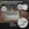 Zlewozmywak kuchenny ML-Design z wyciąganym odpływem i Podgląd zdjęcia produktu 4