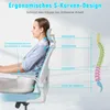 Bürostuhl - Ergonomisch Schreibtischstuhl, Drehstuhl mit Produktbild-Vorschau 2