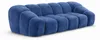 Kaiser Möbel Sofa 3-Sitzer modular, Veloursstoff Bluvel, Produktbild-Vorschau 2