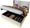 Sweiko Polsterbett Doppelbett 140*200 cm,Beige Produktbild-Vorschau 7