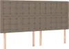 The Living Store Boxspringbett mit Matratze & LED Taupe Produktbild-Vorschau 8