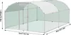 TRMLBE Poulailler 3x4 m Poules Enclos arc toit Acier Voir les images du produit 2