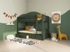 FURNLUX Etagenbett Viggo Grün 90x200cm / Hauptfarbe: Grün / Produktbild-Vorschau 4