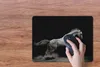 MuchoWow® Mauspad Mousepad Pferd - Sand - Schwarz 40x30 cm Produktbild-Vorschau 3