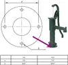 dkd-home-decor Schwengelpumpe aus Gusseisen, Grün, 65 x 53 Produktbild-Vorschau 9