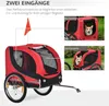 PawHut Fahrradanhänger Hundeanhänger Hunde Fahrrad Tier Produktbild-Vorschau 6