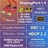 REAGLE DisplayPort 1.4 DP 4K 165Hz 2k 240Hz 2M Kabel Podgląd zdjęcia produktu 2