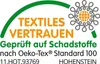 A certification logo for textiles, indicating testing for harmful substances. Produktbild-Vorschau