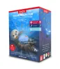 The image shows the retail packaging for a Zazu Ocean Projector, featuring a plush otter toy and underwater graphics. Produktbild-Vorschau