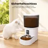 Katzen-Futterautomat 4L Katzenfutter Automat, 1-6 Produktbild-Vorschau 2
