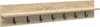 A wall-mounted coat rack with a shelf and hooks. Náhled obrázku produktu