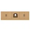 A wooden cabinet with a cutout for a cat litter box. Podgląd zdjęcia produktu