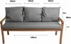 Cuscini per panchina da giardino Grigio| Seduta 160x60x7 + Anteprima dell’immagine prodotto 3