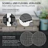 ECD Germany Płytki tarasowe WPC, 30x30 cm, 44-częściowy Podgląd zdjęcia produktu 5