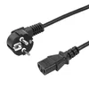 TPFNet 5er Netzkabel Kaltgerätekabel, Schukost. abgewinkelt Produktbild-Vorschau 2