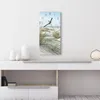 DEQORI Glasuhr 30x60 cm Zahlen 'Dünen an Nordseeküste' Produktbild-Vorschau 3