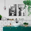 murando - Set de tableaux muraux XL Motif vache 80 x 60 cm Voir les images du produit 5