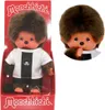 A Monchhichi doll in its packaging, with a close-up inset. Produktbild-Vorschau