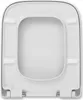 A top-down view of a white toilet seat. Podgląd zdjęcia produktu