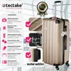 tectake® Cleo 4dílná sada pevných kufříků, 3 vozíky, 1 Náhled obrázku produktu 3