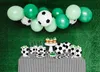 Palloncini 30cm calcio set di 6 palloncini bianchi/neri Anteprima dell’immagine prodotto 2