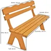 DEGAMO Gartengarnitur Sitzgruppe FREITAL 3-teilig 150cm, Produktbild-Vorschau 7