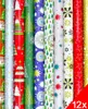 12 Rollen Geschenkpapier Weihnachten Verpackung Produktbild-Vorschau 1