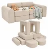 Relaxdays Kinderspeelbank, modulair, 10-delig, zachte Productafbeelding-voorbeeld 1