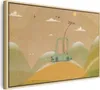 Italienischer Leinwand Leinwandbild - Dreamy Traveler - A Produktbild-Vorschau 1